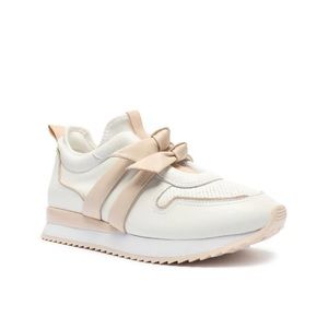 Alexandre Birman Clarita Leather Sneakers  (Origin $450).  Size 38 or 7.5.